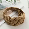 Клипы для волос Barrettes 2 PCS Vintage Boho шерстяная вязаная плетеная повязка на голову.