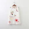 Girls Dress European and American Style Embroidery Flower Vest Dress Spring Autumn Toddler Baby Girls Clothing