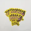 Customized White PVC Irregular Die-cutting Logo Sticker Label Cute Single Sheet Packing Cartoon Vinyl Stickers2430