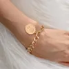 Bracelets en perles pour femmes, chaîne à maillons, mode bohème, pendentif à breloque perlé, bijoux dorés, Inte22, 2022