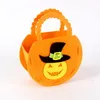 Halloween Tote Borsa non tessuta Ghost Festival Regalo per bambini Oggetti di scena per caramelle Forniture Borse per decorazioni per feste