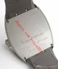 Super Mens Topselling Top Quality Watches Vanguard V45 GF Factory Asia 2824 Gray Silver Dial With Exploderade siffror Automatisk Move2102