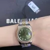 ST9 Steel Tow Tone Gray Dial watch Diamond Bezel 31mm Automatic Mechianical Ladies Wristwatches Jubilee Strap Sapphire Movement Womens Watches