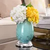 Vase Nordic Luxury Ceramic Vase Decoration Blue Large Flower Pot Creative Tabletop Modern Home Accessoriesギフト