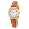 Women Watches 31mm Leather Strap Modern Casual Wristwatches Waterproof Wristwatch Movement Quartz Watch Gifts for Woman