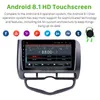 Lecteur radio d'unité DVD de voiture Android 10.0 pour 2006-Honda Jazz City Auto AC RHD Navigation GPS USB AUX prise en charge Carplay OBD TV numérique