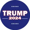 neuer TRUMP 2024 Autoaufkleber US-Präsidentschaftswahl Runde Autoaufkleber Keep America Great 8Farben EWE7399