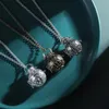 Pendant Necklaces Mexico Harmony Pregnant Bola Angle Ball Bell Oil Locket Cage Necklace Perfume Diffuser Woman Gift Jewelry