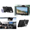 Accessori GPS per auto Mappe touch screen da 7 pollici Navigazione universale Portatile Nero Capacitivo Multifunzione Ricerca Alte prestazioni