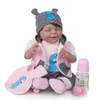 Super Soft 50 cm Memory Doll Reborn Baby Dolls Rooted Fiber Hair Silicone Cloth Body Reborn Bebe Toys Kid Children's Day Gifts Q0910