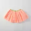 Printemps été enfants tutu jupe paillettes étoiles maille robe de bal filles jupes princesse enfants filles bébé vêtements 7 couleurs 210713