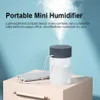 Mini Portable Cool Ultrasonic Air Humidifier Desk USB Cup Aromaterapy Sprayer Car Mist Maker Air Purifier för Home Office3299212