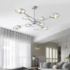 Nordic LED Glass Pendant Lamp Lights Modern Creative Living Room Hanging Taklampor Bedroom Light Fixtures Loft Chandeliers