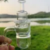 Terp slurper 90 度クォーツロッドネイル水ギセルつや消し 14 mm 雄槍石油リグガラスボング erig vaperizor 用の 2 つの輝く夜光真珠 (BBG-004)