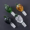 Colorful Smoke Tool Pineapple Shap Glass Bowl 14mm 18mm Male For Dab Rigs Quartz Banget Nail Water Bong Pipes Oil Rig Burner Smoking Pipe