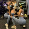 Chleisure Kobiety Bubble Butt Legginsy Bezszwowe Push Up Fitness High Paist Sport Seksowny Trening Legging Mujer 211204