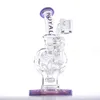 Royal 6 '' Egg Rig Bong in vetro Narghilè Swiss Perc Recycler Water Pipes 14,5 mm Giunto con quarzo Banger Soffione doccia Percolatore Dab Rigs