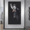 the joker wall art canvas painting wall prints pictures chaplin joker movie poster for home decor modern nordic style painting asf4681291