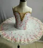 プロのバレエチュチュ白鳥の湖フラワーレースドレス女児衣装バレリーナステージパフォーマンスの服子供のための Wear1870