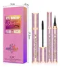 Maquillage QIC Starry Sky Suit Eyeliner + Mascara 2in1 Set Volume Épais cils Longue Durée 36H Étanche Eyeliner Crayon kit Noir