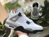 2021 New Sail 4 Mens Basketball Shoes 4s Cream Deep Ocean Neon Metallic Pack Royalty Cactus Jack White Cement 4s FIRE RED Pure Money Trainers Sports Sneakers F53