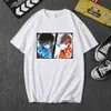 Herrskjorta harajuku t-shirt Men anime t-shirt My Hero Academia Dabi Shoto Todoroki Anime Tops Tees Y0526