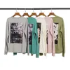 21SS Europa USA 7th Spring Summer Casual Letter Logo T Shirt Tshirt Men Men Men Kobiety Tree Streetwear Long Sleeve JS873