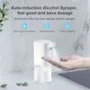 Automatic Contactless Alcohol Dispenser Spray Machine Sensor Contact Soap 211206