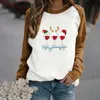 Sweats à capuche pour femmes Sweatshirts Fashion Print Femme de haute qualité Pull Femme Vêtements Col rond Sweat-shirt à manches longues Sudaderas