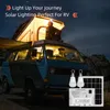 Sollampor Light Outdoor Panel Lighting System Vattentäta LED-lampor 5000mAh Controller Camping Nödlampa