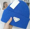 Winter Beanie Skull designer Hats Solid 16 Colors Wool Knitted Women Casual Hat Warm Female Soft Thicken Hedging Hip hop Cap Slouc293R