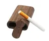 2022 En hitter trä dugout rökning rör handgjorda med digger glasrör cigarettfilter valnöt trälåda