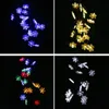 4,8m 20 soldioder Snowflakes String Light Christmas Wedding Garden Decorations - Färgrik