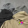 Överdimensionerade hoodies män kvinnor tvätt hoodie fleece pullover solid säsong 6 tröjor hoodies