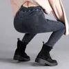 Inverno più velluto magro magro jean elastico leggings morbido addensato di grandi dimensioni della caviglia di grandi dimensioni mantieni vestiti di pantaloni caldi 211221