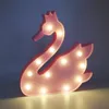 LED Night Light 3 AAA Аккумуляторные светодиоды Лампа дома Гостиная Украшения Настенные Лампы Детская спальня Арт Моделирование освещения ночей