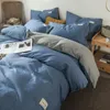 寝具セットノルディックモダンセットシンプルな冬コットンベッドカバー枕カバーベッドルームジューゴデカマホームテキスタイルdb60cd