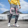 2020 Harajuku Jogger Spodnie Mężczyźni Hip Harem Track Streetwear Cienkie Spodnie Spodnie Spodnie Harem Spodnie X0723