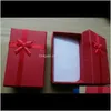 5825cm Caixa de presente esponja de papelão preenchido de colar caixas de anel de colar para aniversários casamentos de nascimento ou jóias rxfjx emz6x