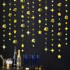 Party Decoration Gold 40th Birthday Banner Decorations Number 40 Circle Dot Twinkle Star Garlands Hanging Backdrop For Year Old3049896