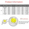 1 W Yüksek Güç LED Beyaz / Sıcak Boncuk Lamba Çip DIY Işık Için 20mm Yıldız PCB Platin Soğutucu İç Aydınlatma