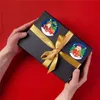 Presentförpackning Senaste god julhelgdekoration Santa Sticker Party Baking SEAL Inbjudningsbrev kuvert Sticke