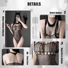 NXY Sexy set Halter Hollow Out Women Bodysuit Polka Dot Tube Top High Waist Erotic Costumes Backless Tempatation Mesh Underwear Cosplay 1126
