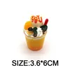 Milk-Tea Fashion Ice Cream Cup Keychain Cute Creative Boba Bubble Key Chain Kids Toys Women Key Bag Pendant Trinkets