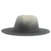Chapeaux à large bord chapeau pour hommes casquette pour femmes été Fedoras feutre de laine printemps plage hiver noir soleil décoloration mode solide