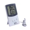 KTJ TA318 Högkvalitativ digital LCD inomhus/ utomhustermometer Hygrometer Temperaturfuktighet Termo Hygro Meter Mini DH8585