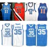Custom Bob #11 McAdoo College Basketball Jersey Men's Stitched White Blue Red Any Name Number Size S-4XL Vest Jerseys Top Quality