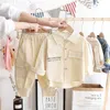 Mihkalev Mode Enfants Vêtements Garçons Automne Ensemble pour bébé Fille Vêtements Veste et pantalon Enfants Sport Costume Tenues 211224