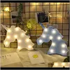 Decoraties Leuke Kinderen Tafellamp Kerst LED-verlichting Flamingo Hart Pijnboomvorm Startnacht Lichtkamer Decoratie Lampen Modellering RX RW3IL