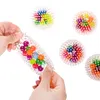 6.0 cm spiny squishy boll fidget leksak färgglada pärlor squish boll anti stress venting bollar pressa leksaker stress lättnad dekomprimering leksaker ångest avlastare